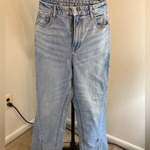 AE Stretch Hi-Rise Curvy ‘90s Bootcut Jeans Size 12